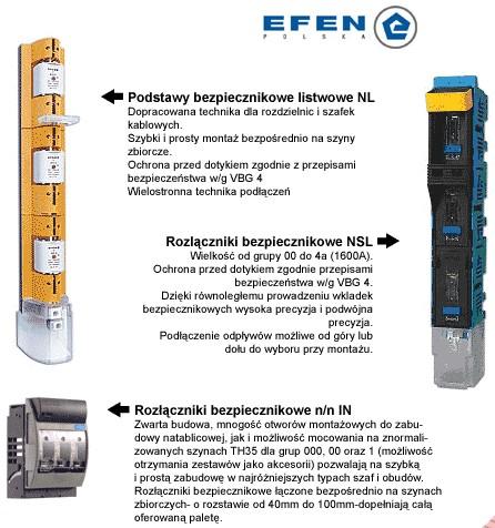 Aparatura łącznikowa Efen