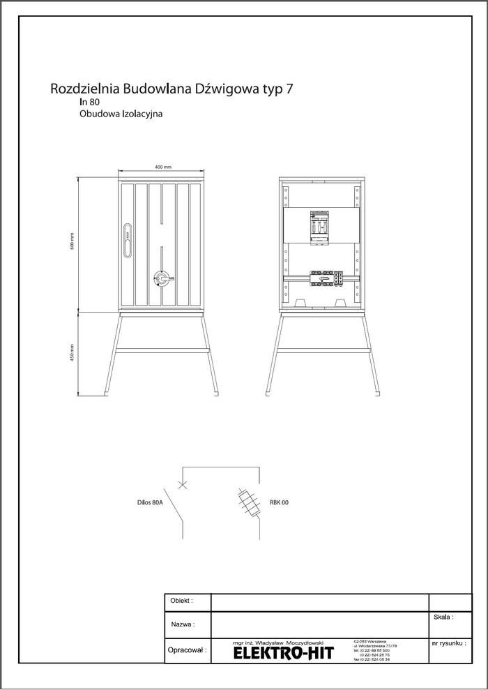 Rozdzielnia Budowlana TYP 7